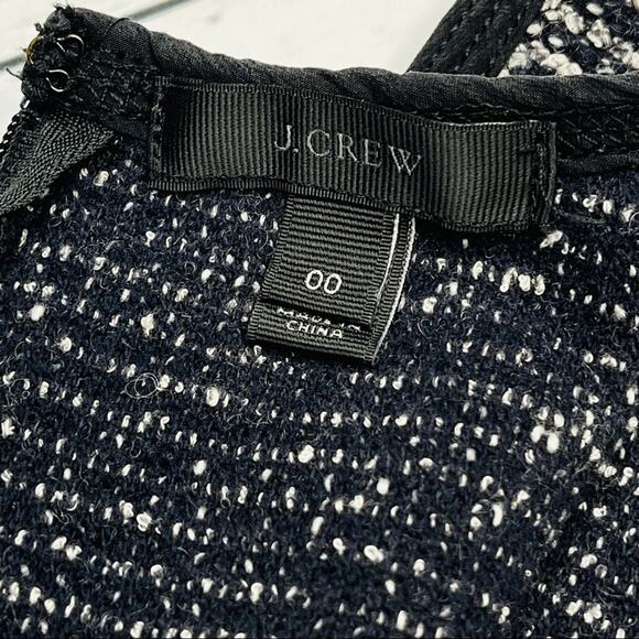 J. Crew black and cream fit and flare woven material dress - Picture 13 of 14